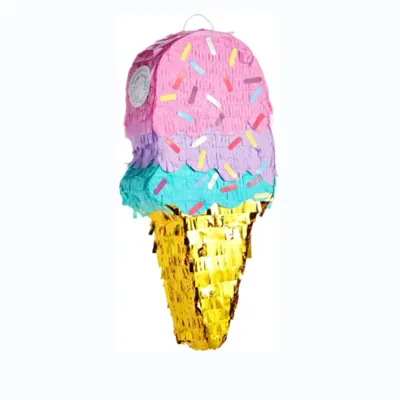 Ice Cream Pinata For Birthday Decorations